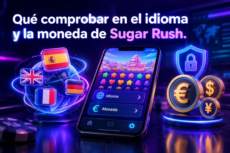 Qué comprobar en el idioma y la moneda de Sugar Rush